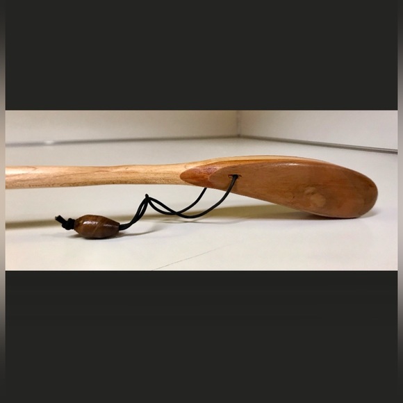 New Unused Hand Crafted Artisan Maple/Cherry Maple Shoehorn - Picture 6 of 9